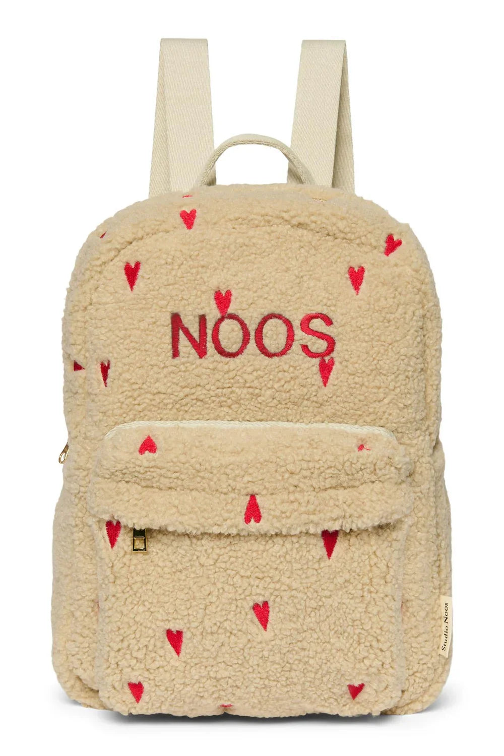 Ecru Hearts Teddy Midi Backpack