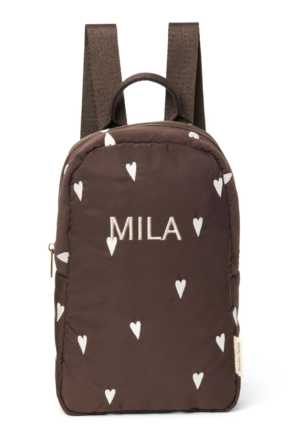 Purple Hearts Puffy Mini Backpack