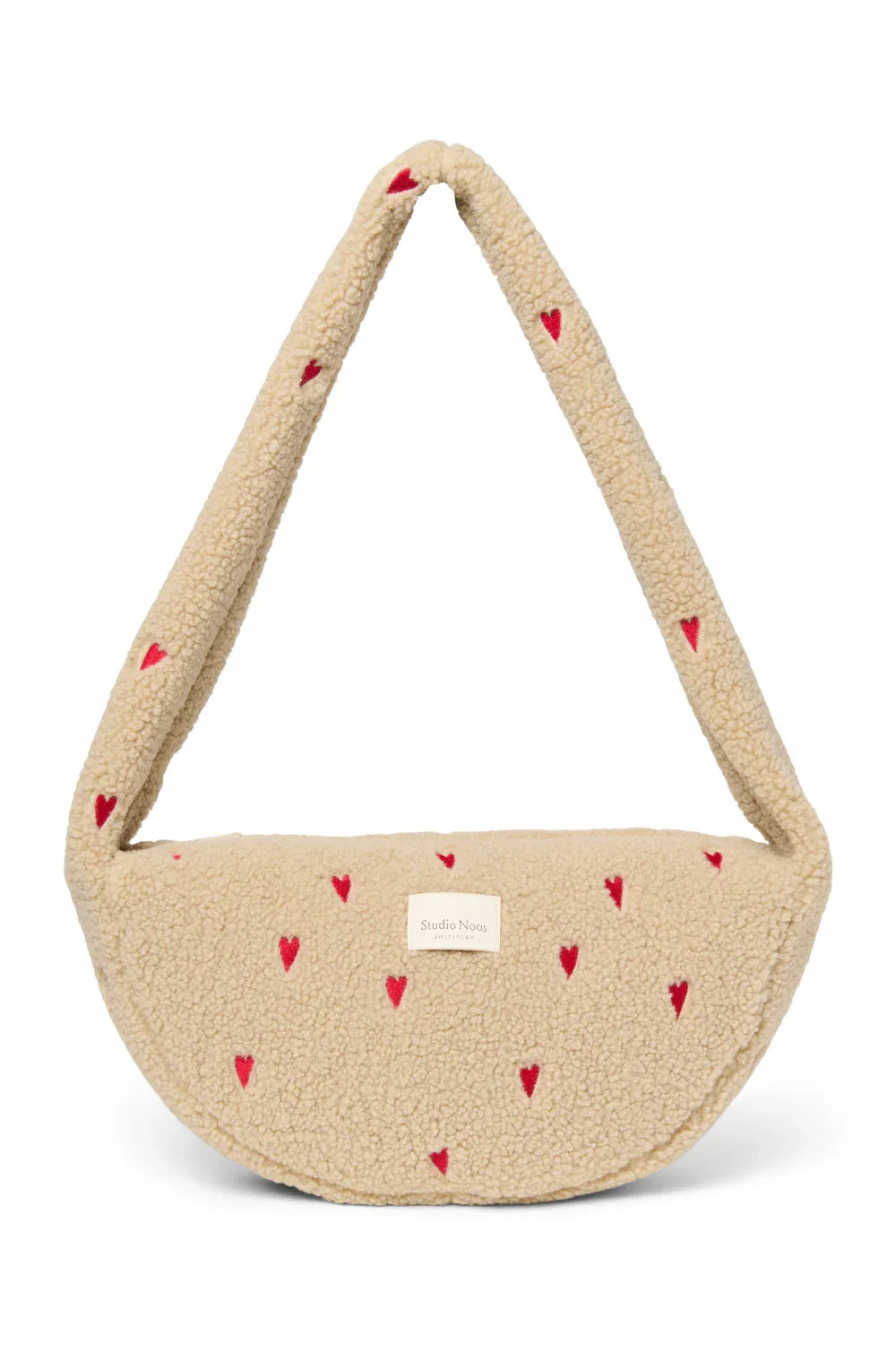 Ecru Hearts Teddy Mini Cross Body Bag