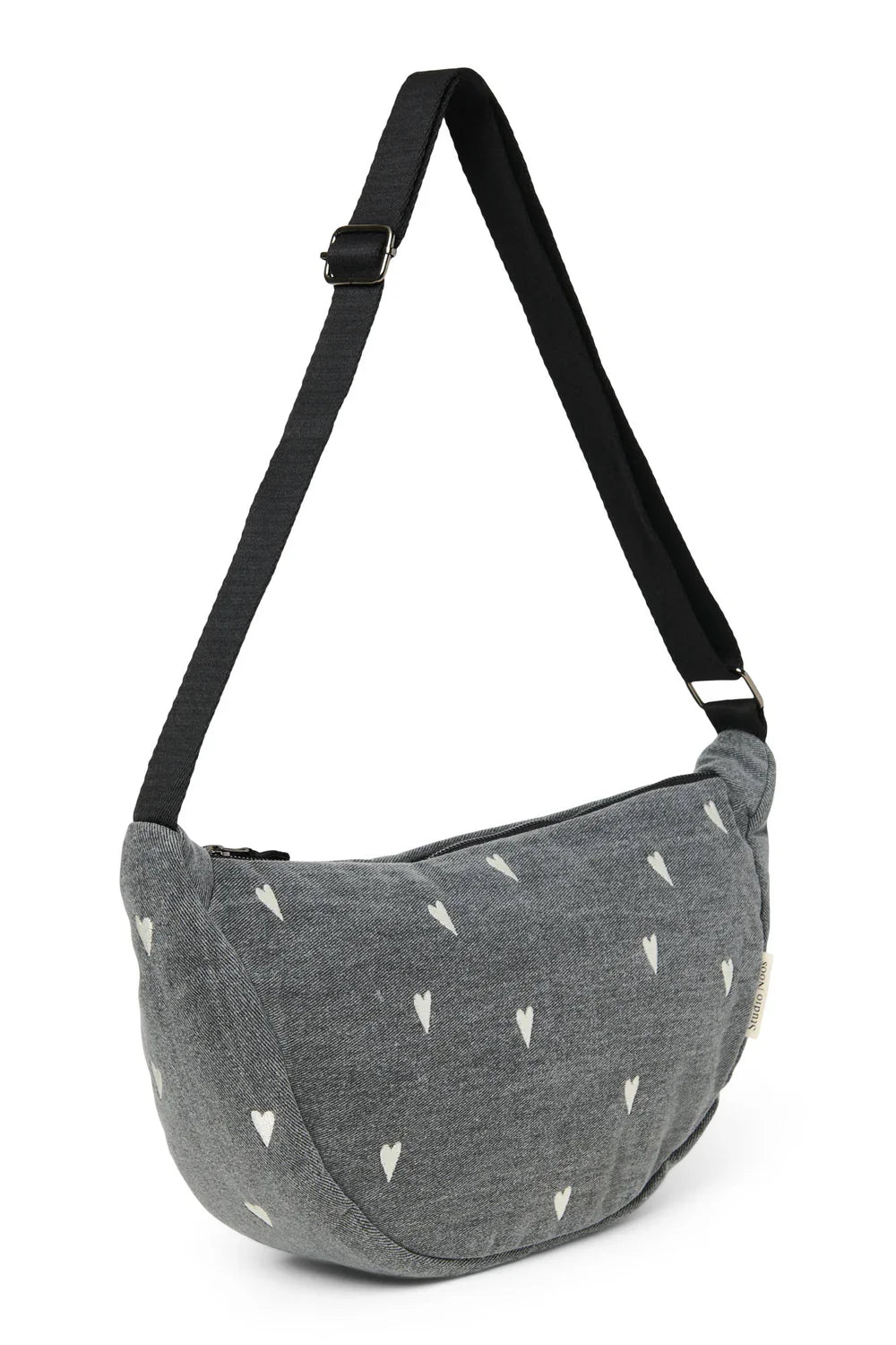 Blue Hearts Denim Adult Fanny Pack