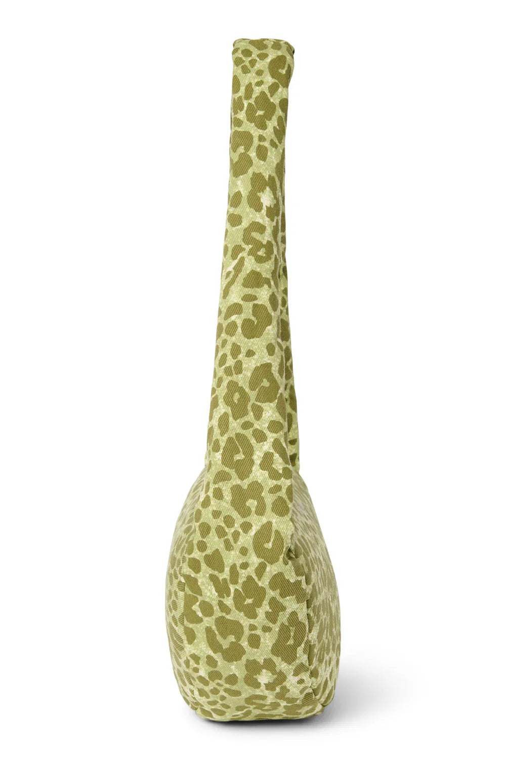 Green Leopard Cotton Mini Cross Body Bag
