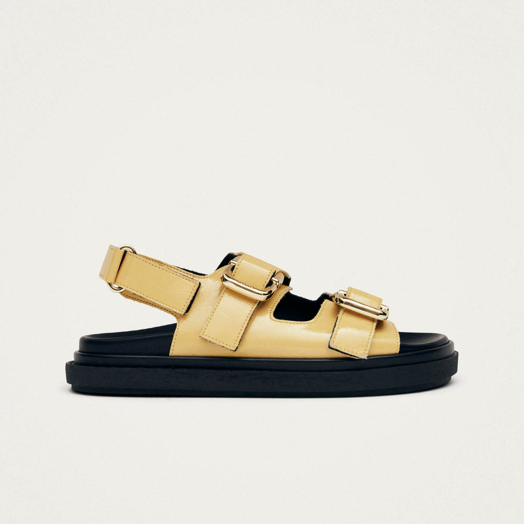 Harper Vanilla Patent Leather Sandals