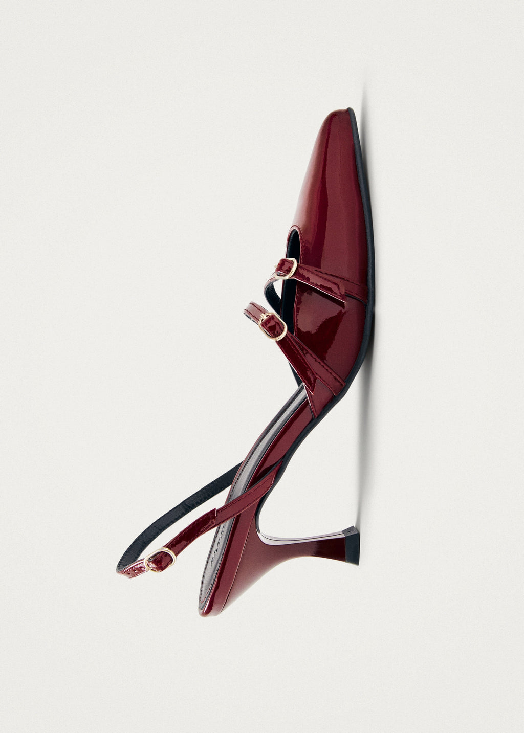 Joelle Burgundy Patent Leather Pumps