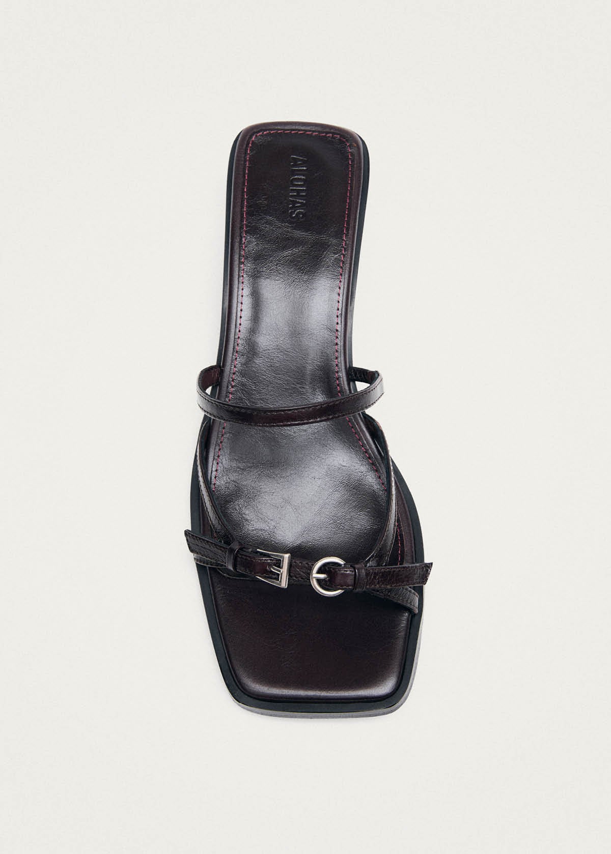 Liko Rift Dark Brown Leather Sandals