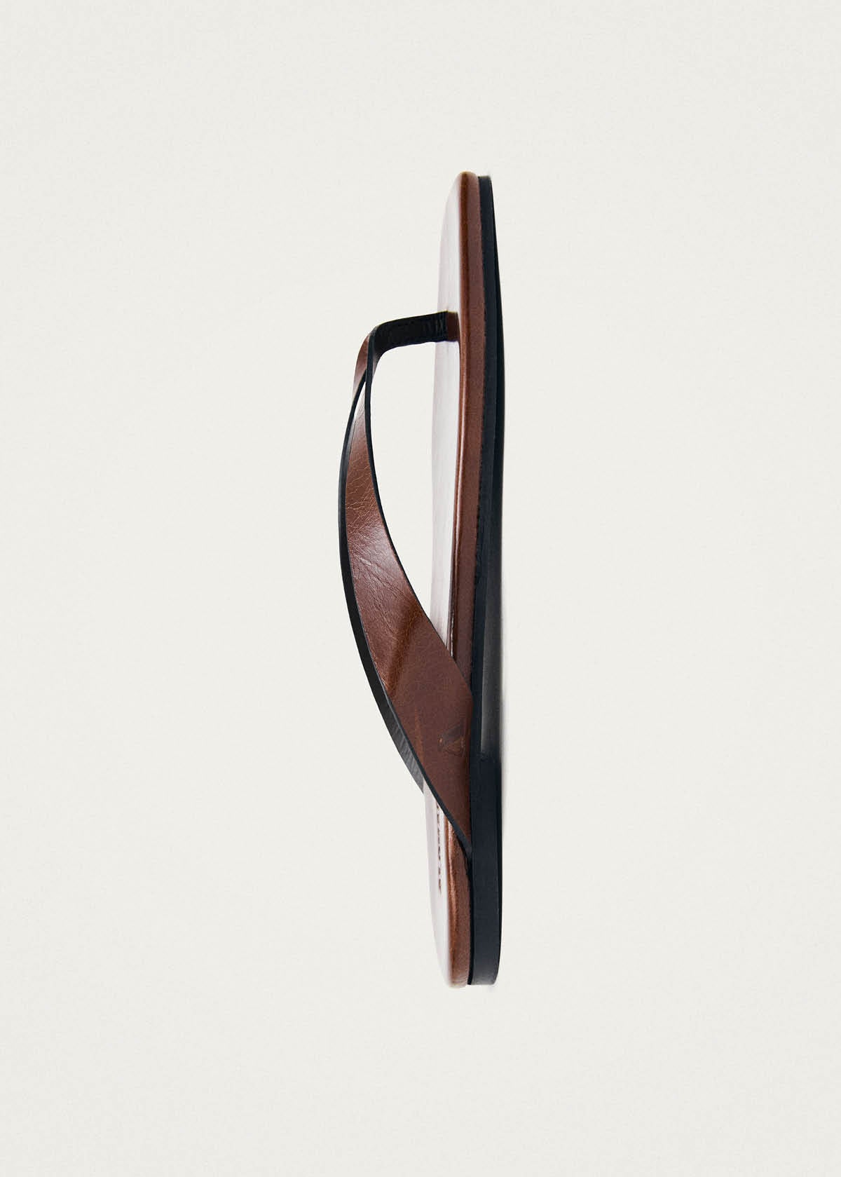 Ola Rift Brown Leather Sandals