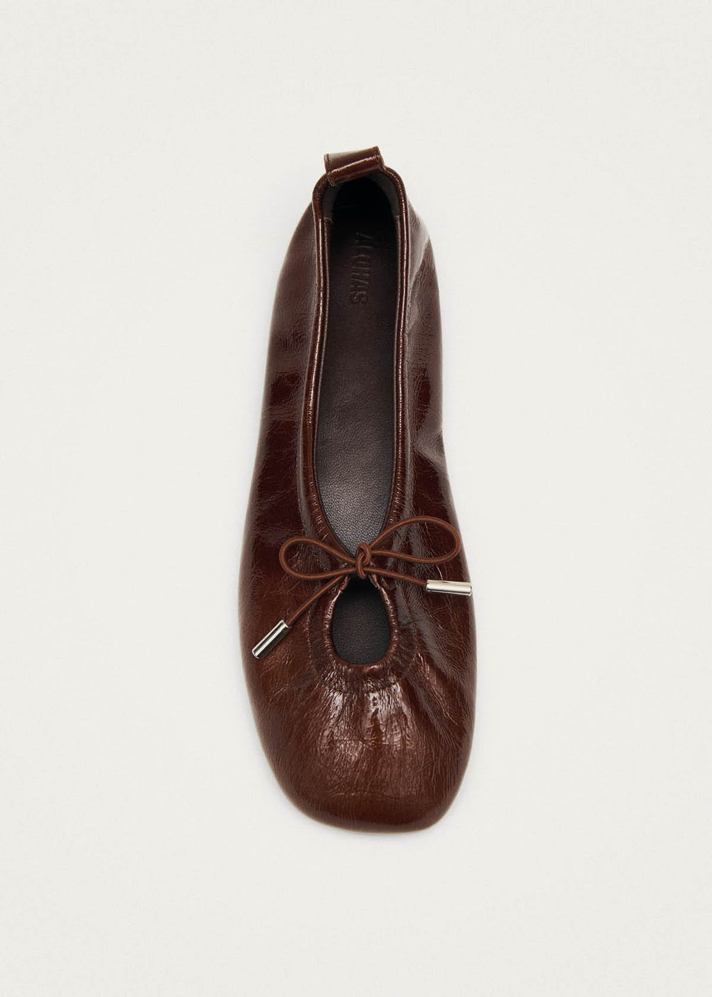 Rosalind Patent Brown Leather Ballet Flats