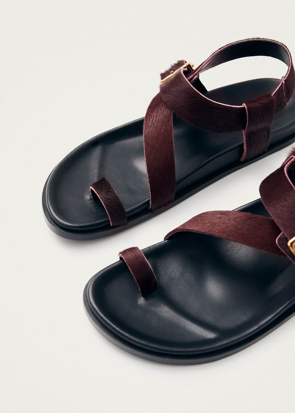 Siren Soft Burgundy Leather Sandals