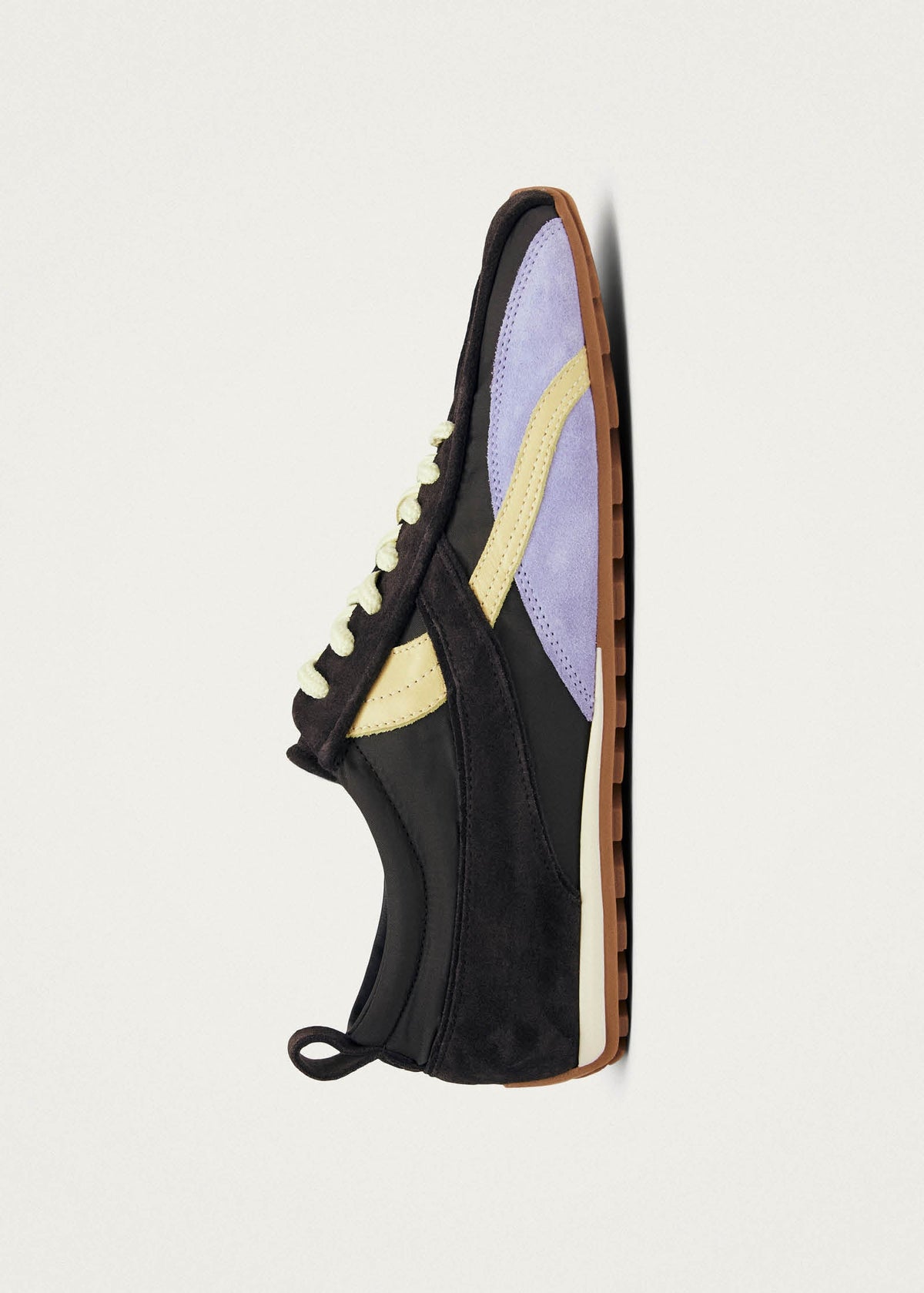 Tb.304 Nylon Brown Leather Sneakers