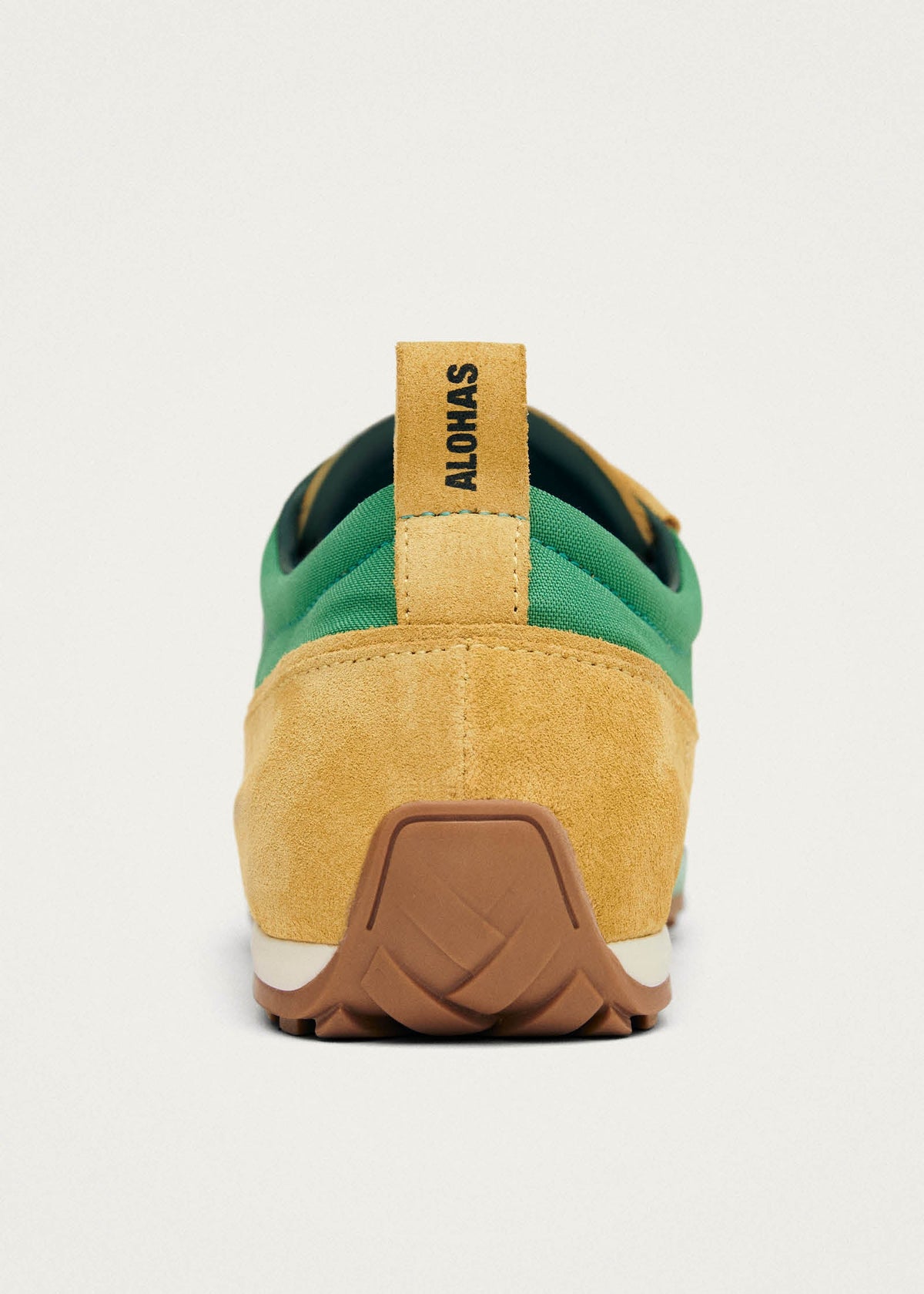 Tb.304 Nylon Green Leather Sneakers