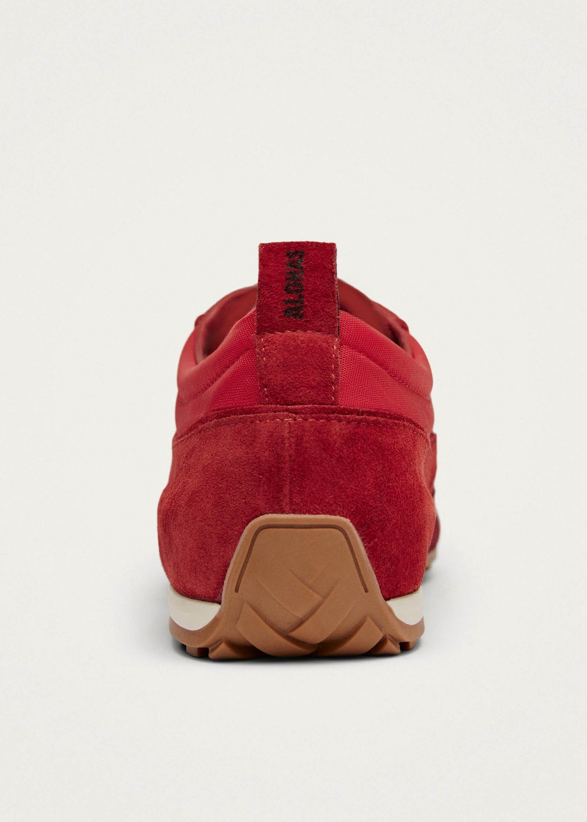 Tb.304 Nylon Red Leather Sneakers