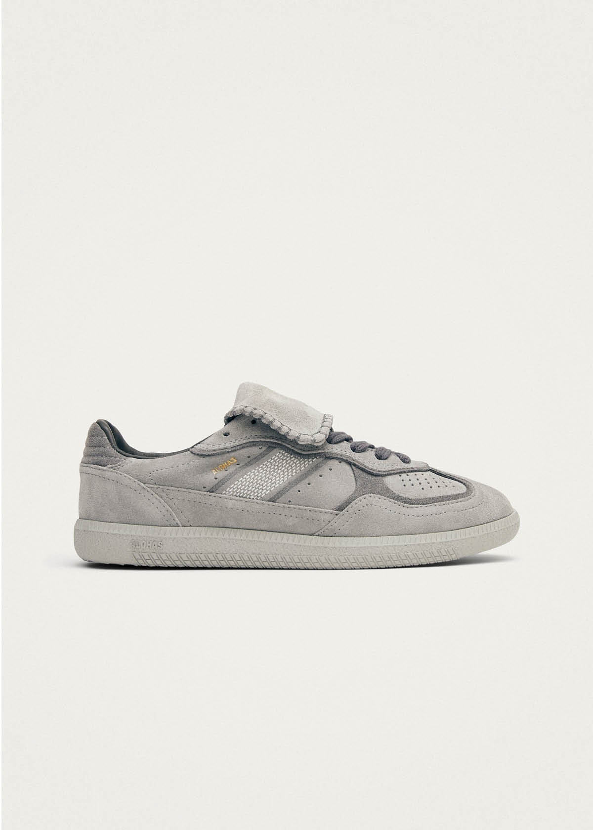 Tb.490 Club Suede Pale Grey Leather Sneakers