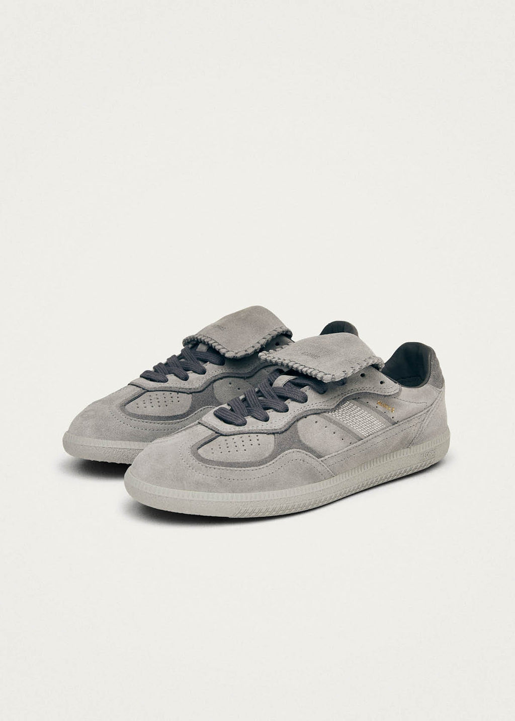 Tb.490 Club Suede Pale Grey Leather Sneakers