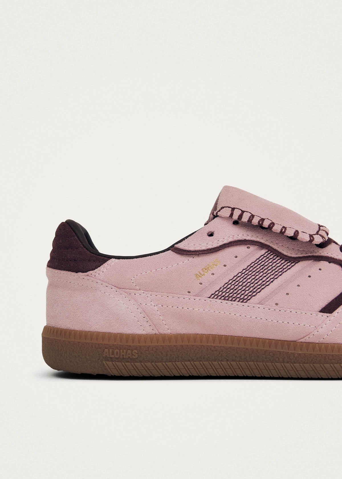 Tb.490 Club Suede Pink Leather Sneakers