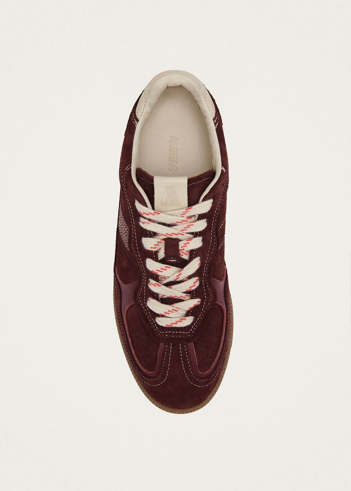 Tb.490 Rife Burgundy Cream Leather Sneakers