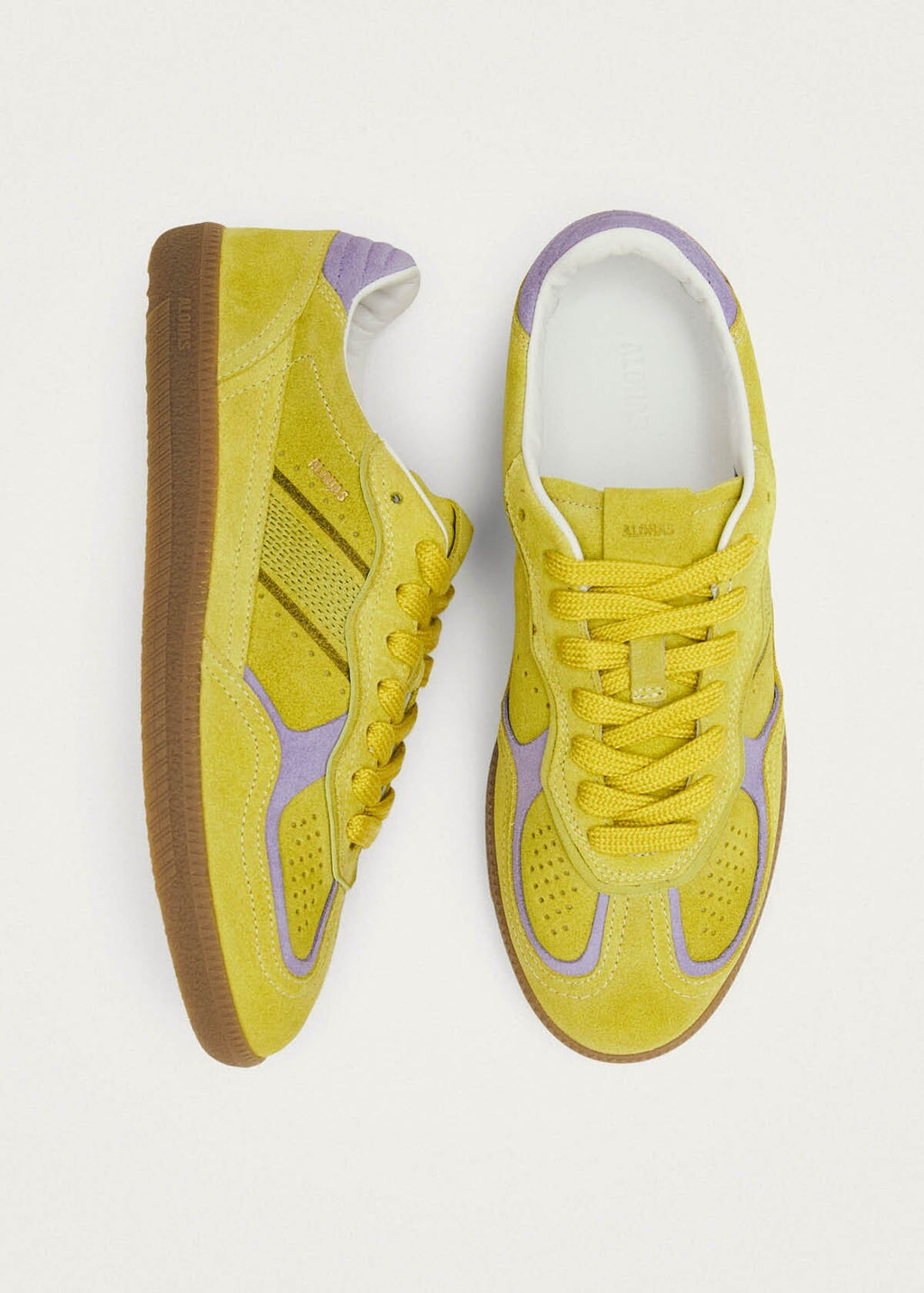 Tb.490 Rife Acid Green Leather Sneakers